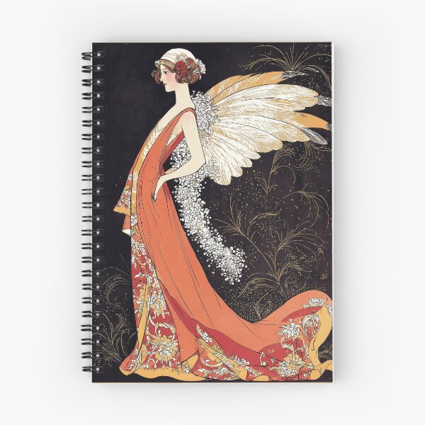 Item preview,  Art deco Christmas angel card designed and sold by MendaciousMina.