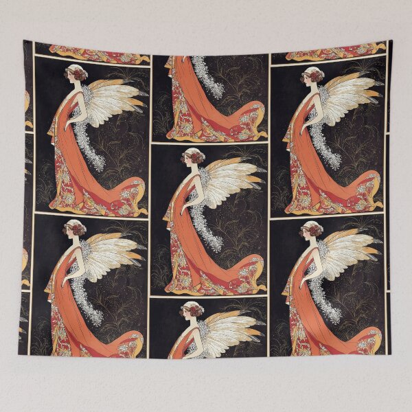Item preview,  Art deco Christmas angel card designed and sold by MendaciousMina.