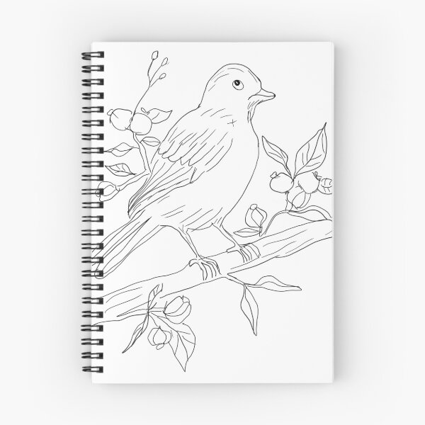 Item preview, Serene Bird on a Berry Branch designed and sold by artist709.