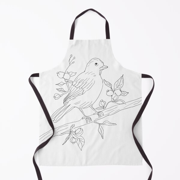 Item preview, Serene Bird on a Berry Branch designed and sold by artist709.