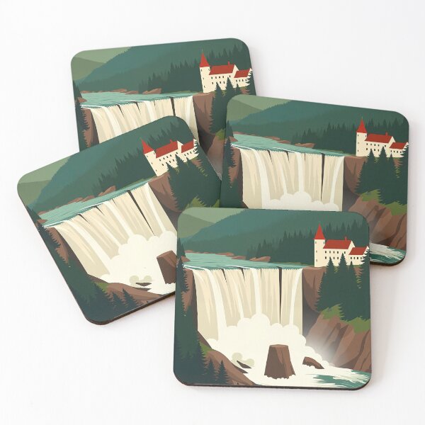 Item preview, Rhine Falls Neuhausen Waterfall – Vintage Retro Art RBA-2026-0013-B designed and sold by IdeaSmith.