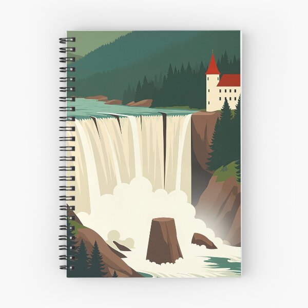 Item preview, Rhine Falls Neuhausen Waterfall – Vintage Retro Art RBA-2026-0013-B designed and sold by IdeaSmith.