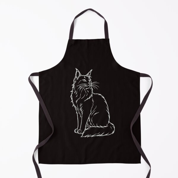 Item preview, Majestic Long-Haired Cat – Elegant Feline Illustration designed and sold by ArtPer-design.