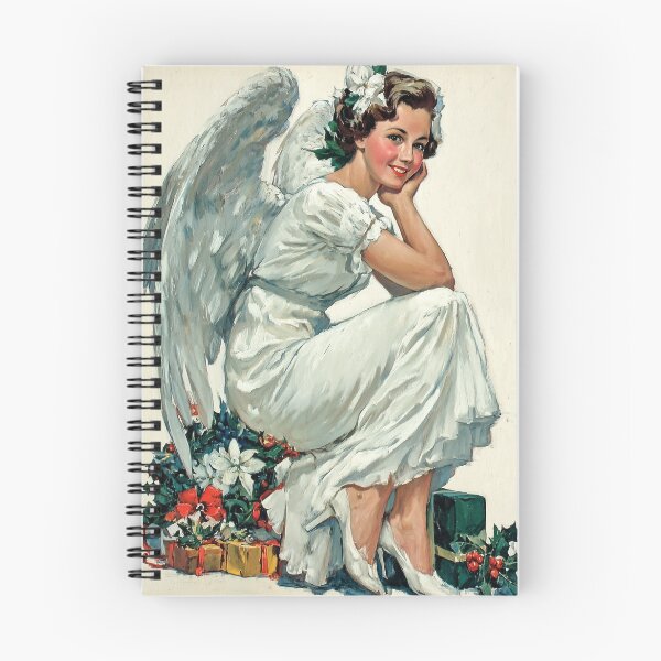 Item preview, Retro Christmas angel card designed and sold by MendaciousMina.
