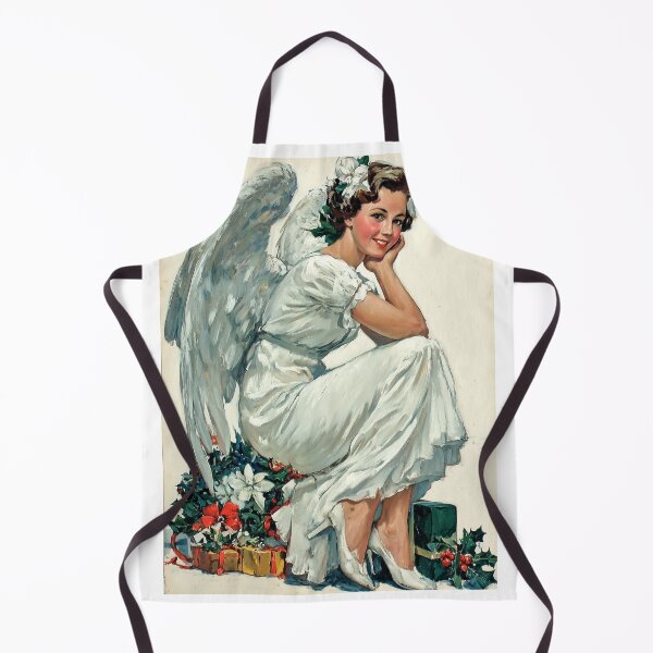 Item preview, Retro Christmas angel card designed and sold by MendaciousMina.
