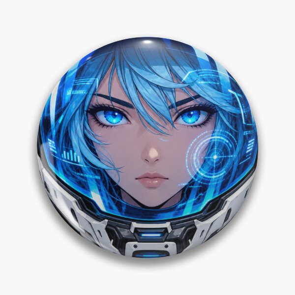 Item preview, Shadow Cyberpunk Anime Astronaut Space Pilot designed and sold by NovaMoodCo.