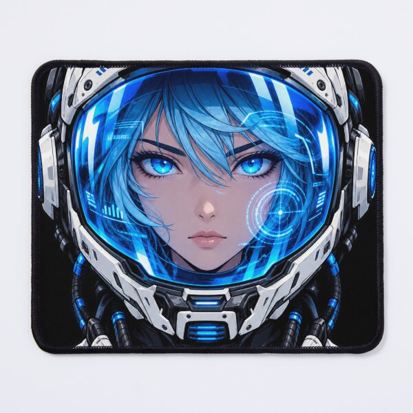 Item preview, Shadow Cyberpunk Anime Astronaut Space Pilot designed and sold by NovaMoodCo.