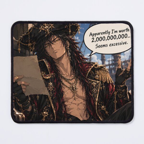 Item preview, Captain Kael Well That Seems a Bit Excessive | Anime Pirate Meme designed and sold by Boomaroo.