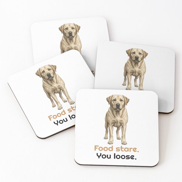 Item preview, Funny Labrador Food Star Quote designed and sold by bluesquidink.