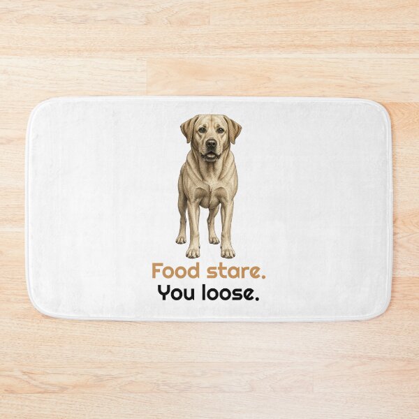 Item preview, Funny Labrador Food Star Quote designed and sold by bluesquidink.