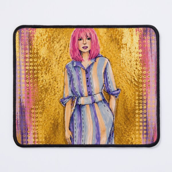 Item preview, Gurl In Striped Dress designed and sold by Fransyn.