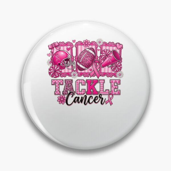 Item preview, Tackle Cancer Football Helmet Megaphone Pink Out Game Mom designed and sold by AARABwino.