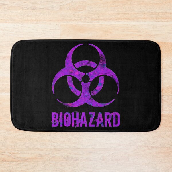 Item preview, Biohazard Radioactive Warning Symbol Science & Sci-Fi Neon Purple designed and sold by MathWare MathClips.
