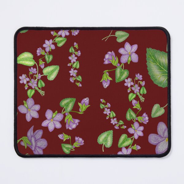 Item preview, Hand -Drawn Purple violets Seamless Pattern designed and sold by calmcolourprint.