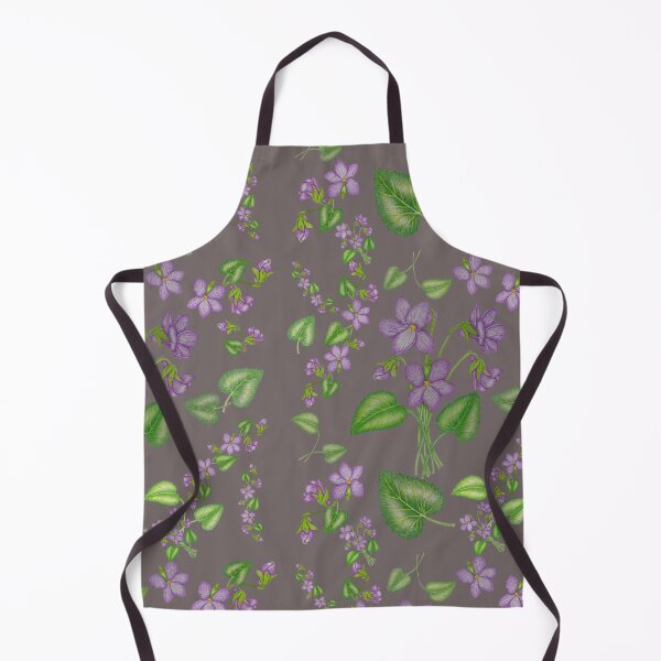 Item preview, Hand -Drawn Purple violets Seamless Pattern  designed and sold by calmcolourprint.