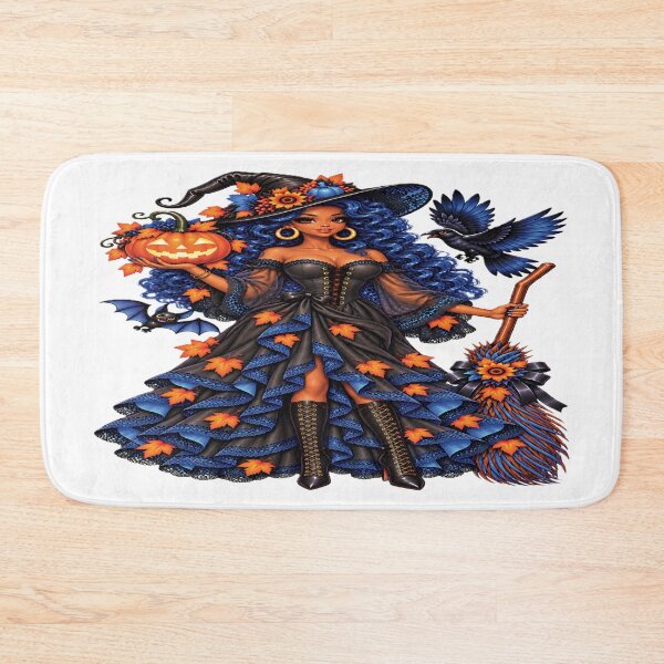 Item preview, Anime African American Autumn Witch  designed and sold by Arlinda's Flavour.