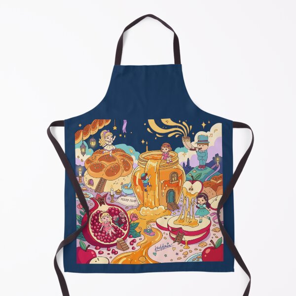 Item preview, Shanah Tovah – Kawaii Rosh Hashanah Illustration designed and sold by Keddmia.