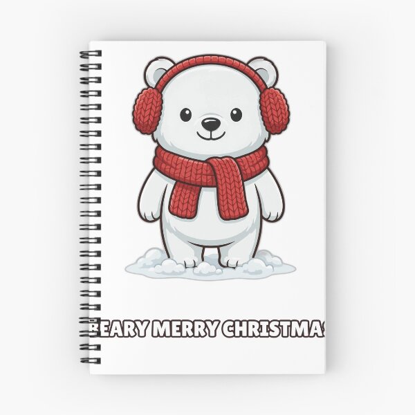 Item preview, Beary Merry Christmas Shirt – Cute Polar Bear Holiday Tee designed and sold by KERK Art and Design.