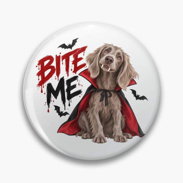 Item preview, Vampire Weimaraner Halloween Dog designed and sold by HoldYourPoint.
