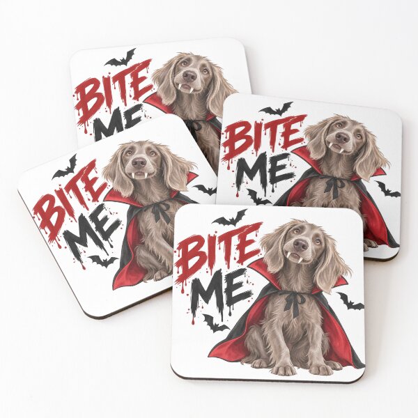 Item preview, Vampire Weimaraner Halloween Dog designed and sold by HoldYourPoint.