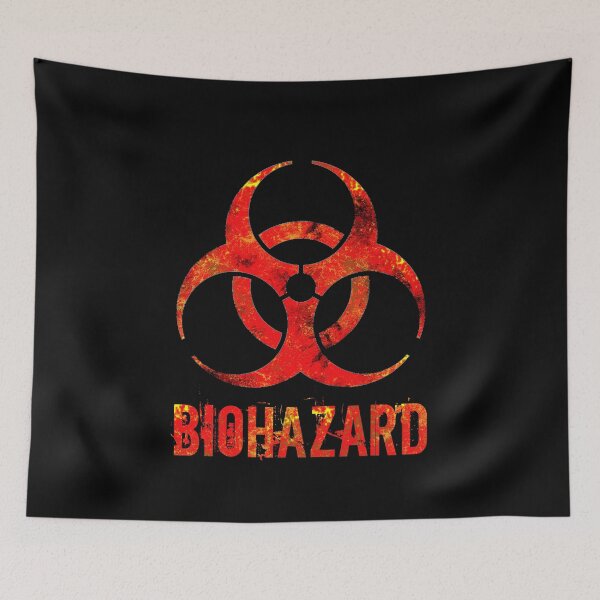 Item preview, Biohazard Radioactive Warning Symbol Science & Sci-Fi Neon Red designed and sold by MathWare MathClips.