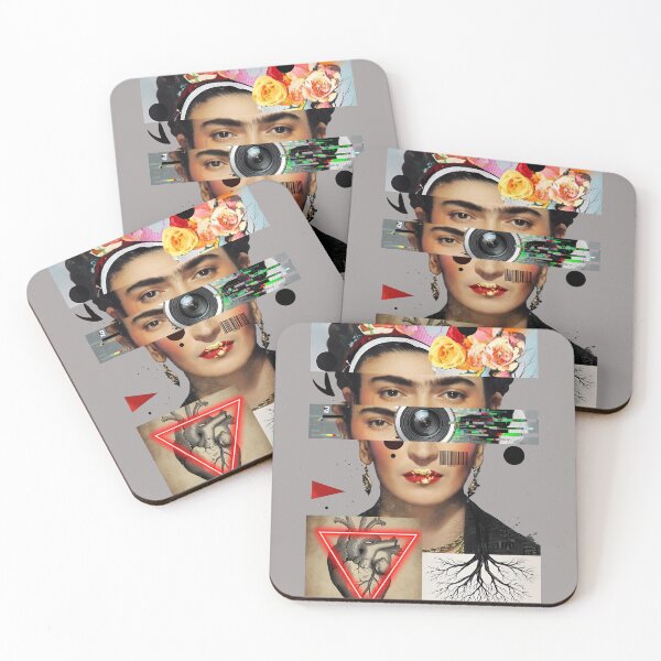 Item preview, Abstract Frida Kaleidoscope Portrait Art-55 designed and sold by Alexandemeier.
