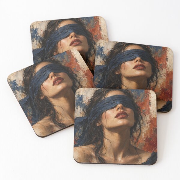 Item preview, Blind Trust — Dramatic Oil Portrait designed and sold by sonsunarts.
