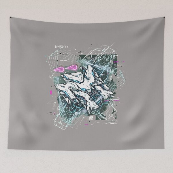 Item preview, Abstract Geometric White Loop Graphic-50 designed and sold by Alexandemeier.