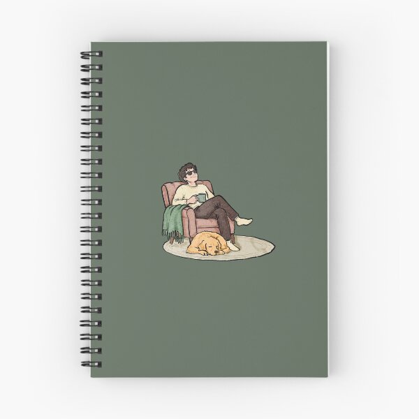 Item preview, Cozy Evening - Man relaxing with dog designed and sold by aztrends.