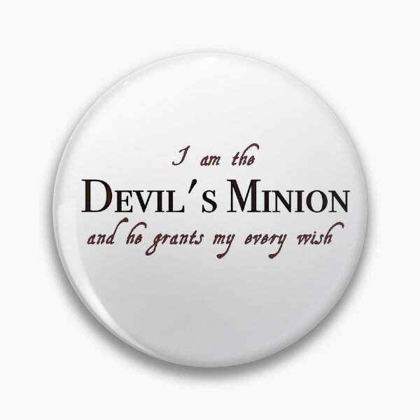 Item preview, Interview with the vampire devil's minion inspired quote designed and sold by Talamasca boutique.
