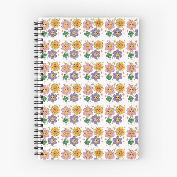 Item preview, 70s Flower Power Cute Smile and Angry Emoji Grid Art designed and sold by RAJASWARSTORE.