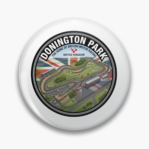 Item preview, Donington Park Motorcycle Racing Circuit designed and sold by enzoade.