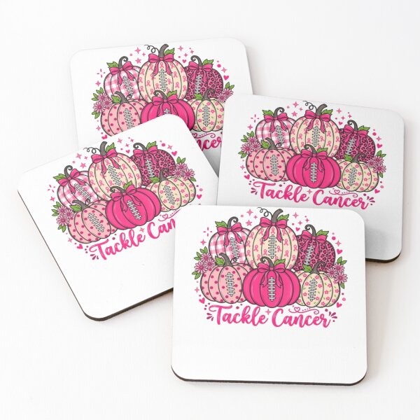 Item preview, Tackle Cancer Pumpkin Football Pink Out Game Awareness Mom designed and sold by AARABwino.