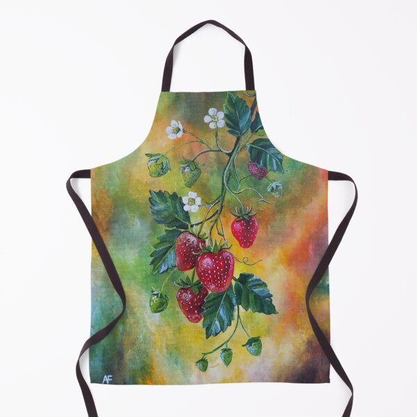 Item preview, Strawberries on a Summer Vine designed and sold by Alfred Fox Art.