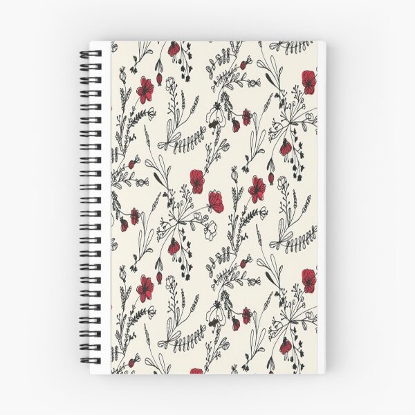 Item preview, Red Flower Pattern designed and sold by basteylota.