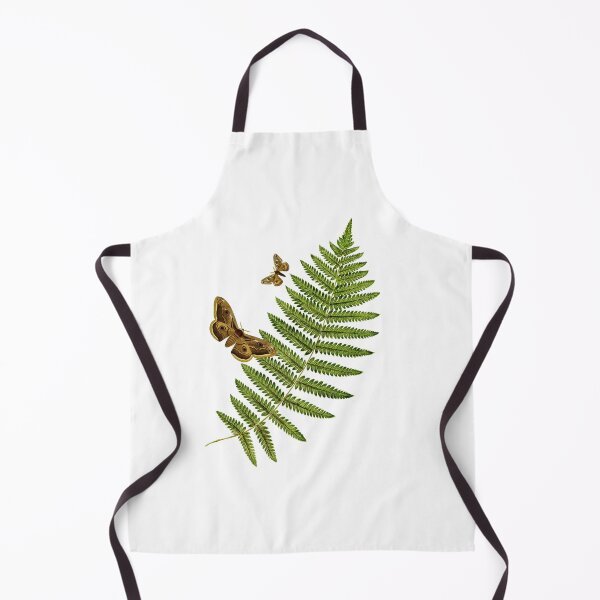 Item preview, White moth and fern designed and sold by FlowaDesign.