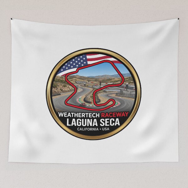 Item preview, Circuito de carreras de Laguna Seca, California designed and sold by enzoade.