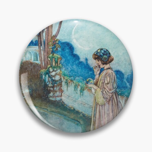 Item preview, The girl with the Crystal Ball (1907) - Edmund Dulac designed and sold by SALON DES ARTS.
