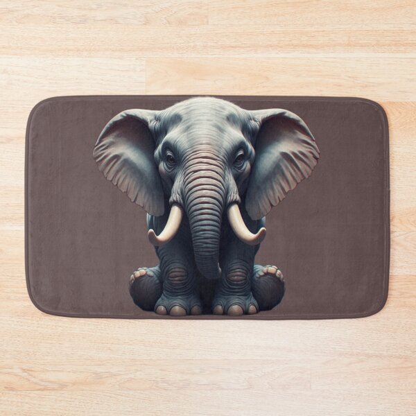 Item preview, Cute Majestic Baby Elephant Art designed and sold by PicturePic.