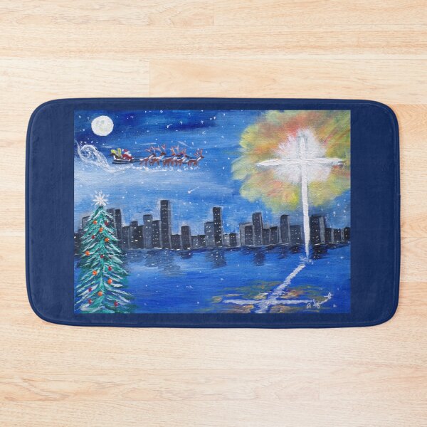 Item preview, Christmas Skyline designed and sold by SquaresArt.