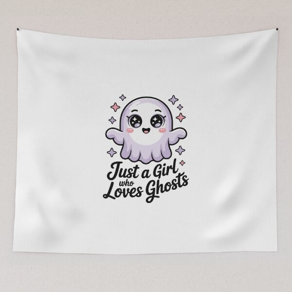 Item preview, Just a Girl Who Loves Ghosts   designed and sold by jkrphoto.