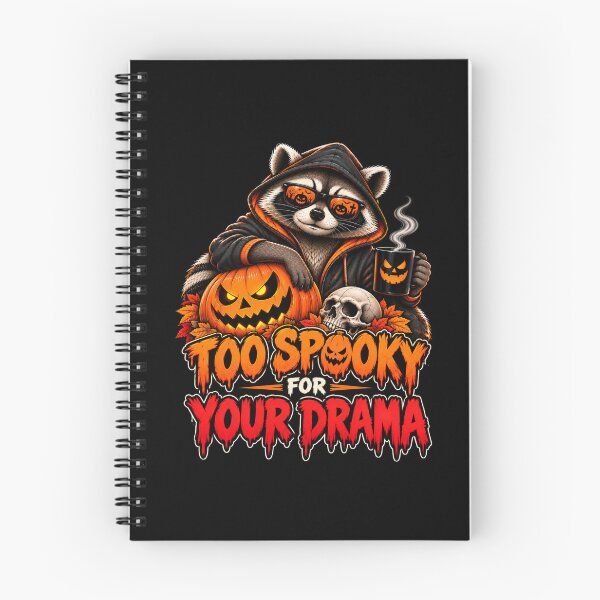 Item preview, Funny Halloween Raccoon Spooky Quote. Spooky Vibes, Zero Drama designed and sold by Creative-Sanc.