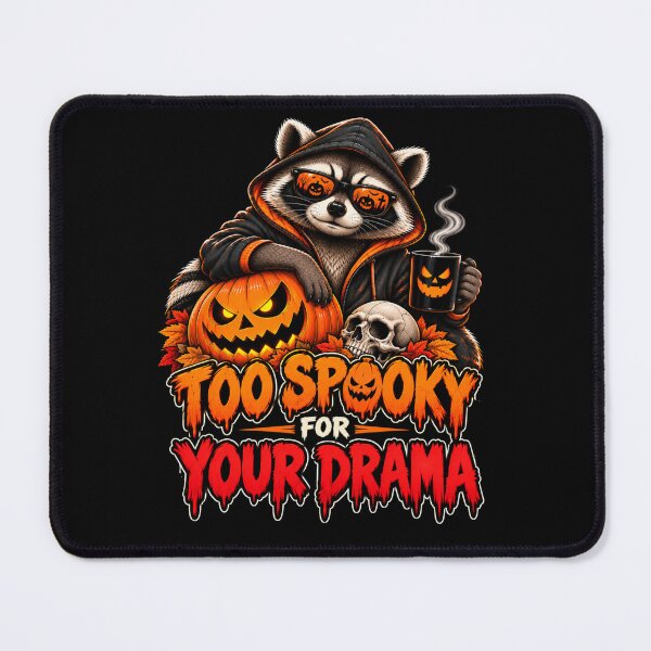 Item preview, Funny Halloween Raccoon Spooky Quote. Spooky Vibes, Zero Drama designed and sold by Creative-Sanc.