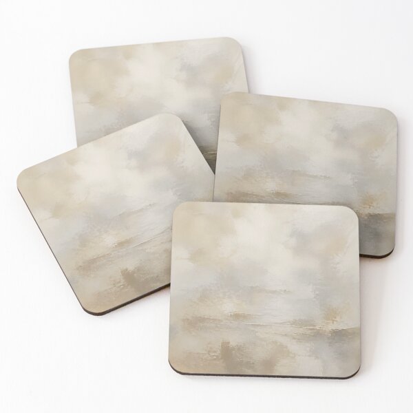Item preview, "Serene Neutral Abstract Landscape Art Print" designed and sold by FMVStudio.