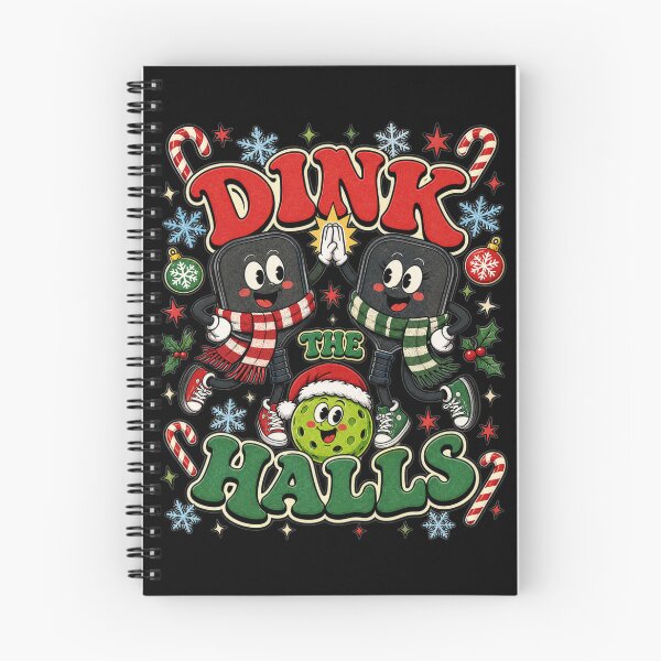 Item preview, Dink The Halls Funny Pickleball Christmas Graphic Tee designed and sold by Design Vibras.
