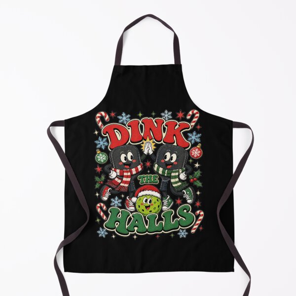 Item preview, Dink The Halls Funny Pickleball Christmas Graphic Tee designed and sold by Design Vibras.
