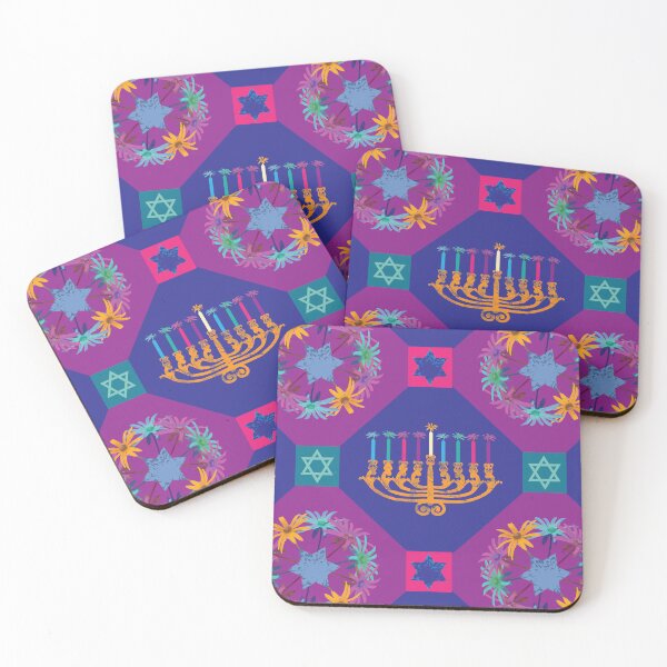 Item preview, Happy Hanukkah Geometrics designed and sold by Digitalmyth's Designs.