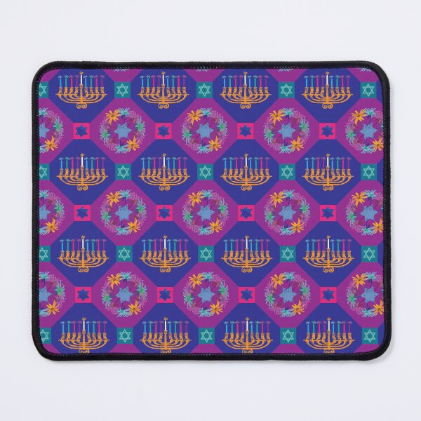Item preview, Happy Hanukkah Geometrics designed and sold by Digitalmyth's Designs.
