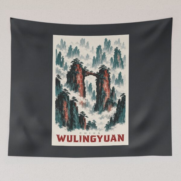 Item preview, Wulingyuan National Park - China designed and sold by GoodOldVintage.