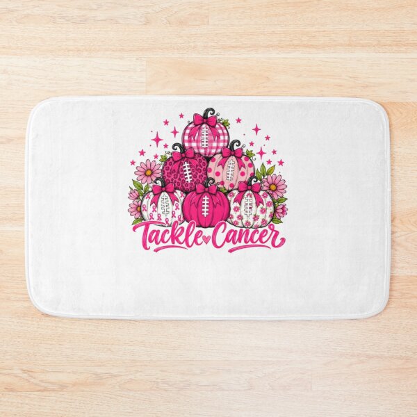 Item preview, Tackle Cancer Pumpkin Football Pink Out Game Awareness Mom  designed and sold by AARABwino.